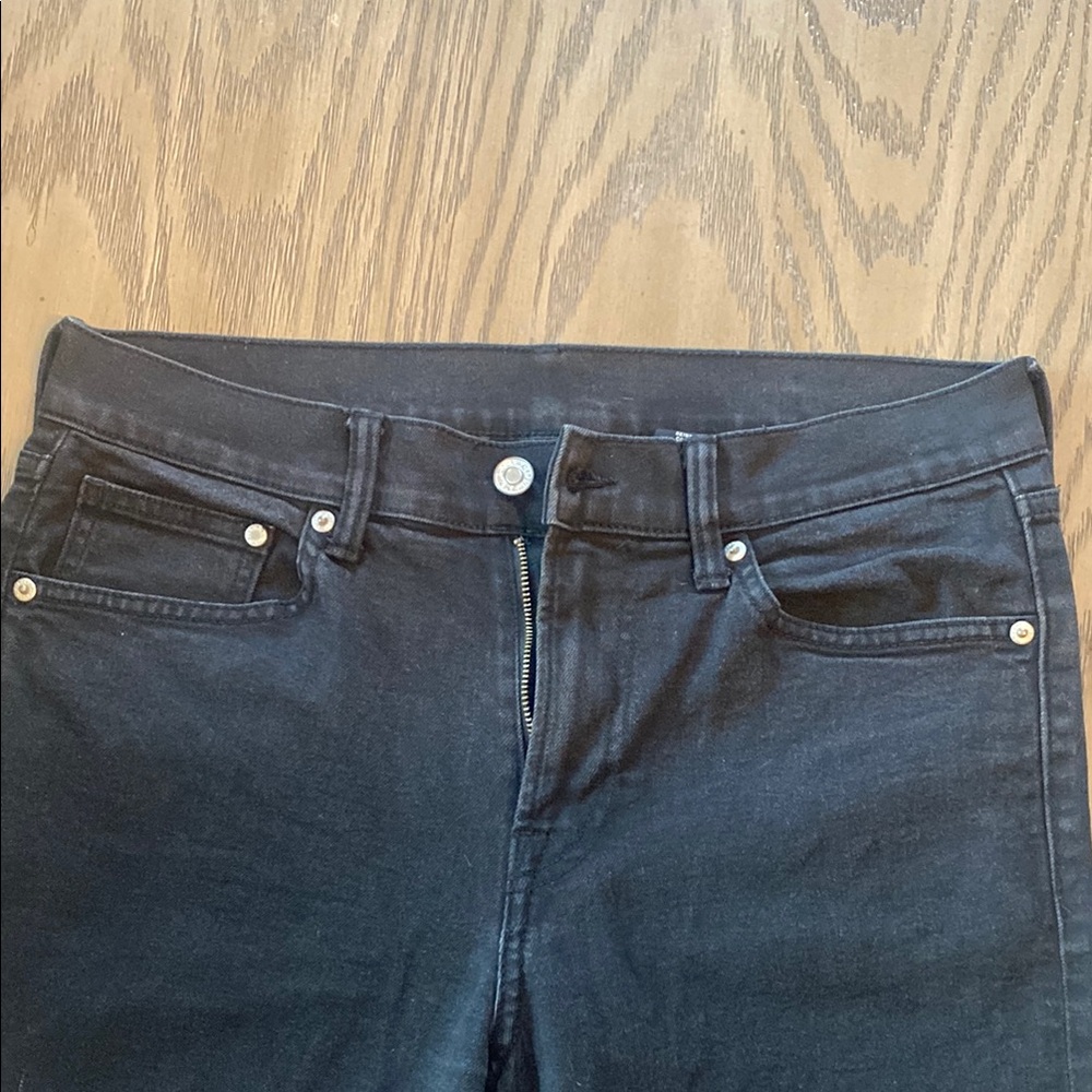 Black Jeans with Smooth Finish